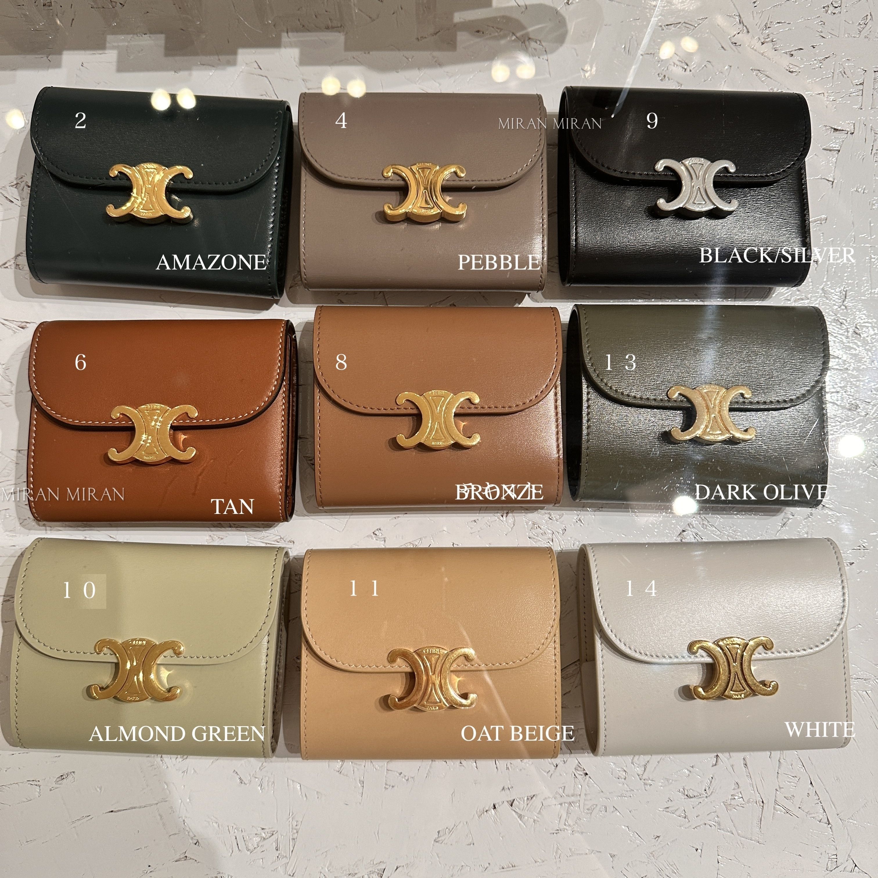 送料込【CELINE】SMALL FLAP WALLET IN SHINY SMOOTH LAMBSKIN (CELINE