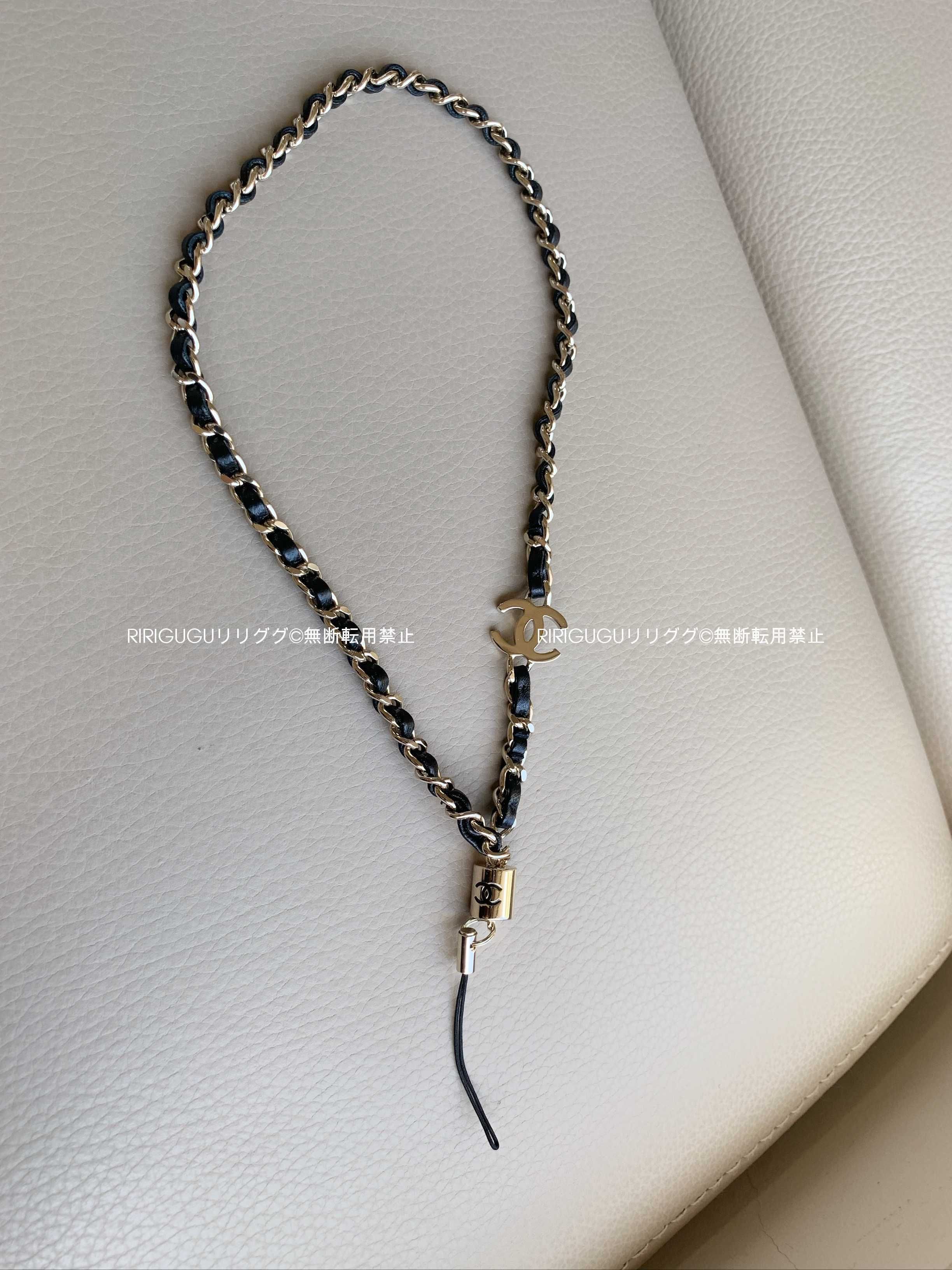 シャネル☆ 携帯スマートフォンスケース ストラップ (CHANEL/テック