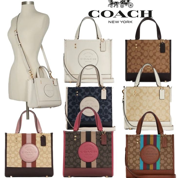 COACH] デンプシー トート 22 シグネチャー (Coach/ハンドバッグ
