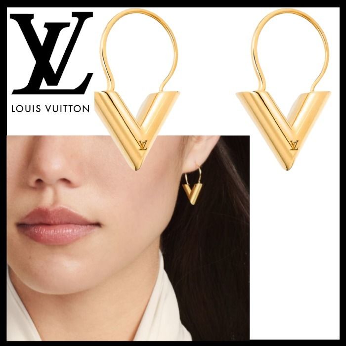 LOUIS VUITTON☆フープイヤリング・エセンシャル V☆国内発送 (Louis