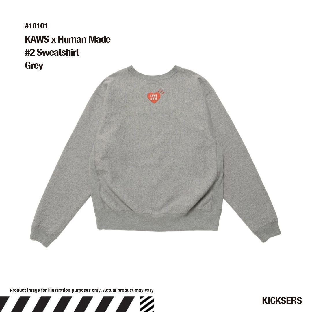 カウズ ヒューマンメイド KAWS x Human Made #2 Sweatshirt (HUMAN