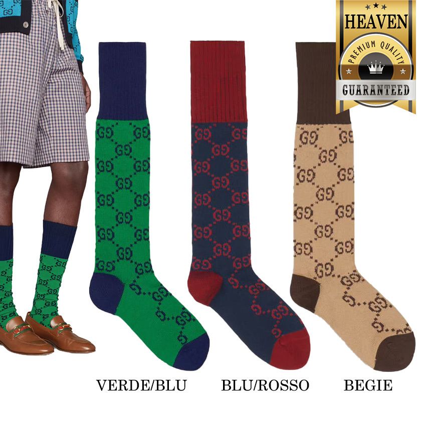 累積売上総額第1位【GUCCI☆グッチ】コットンブレンドソックス (GUCCI
