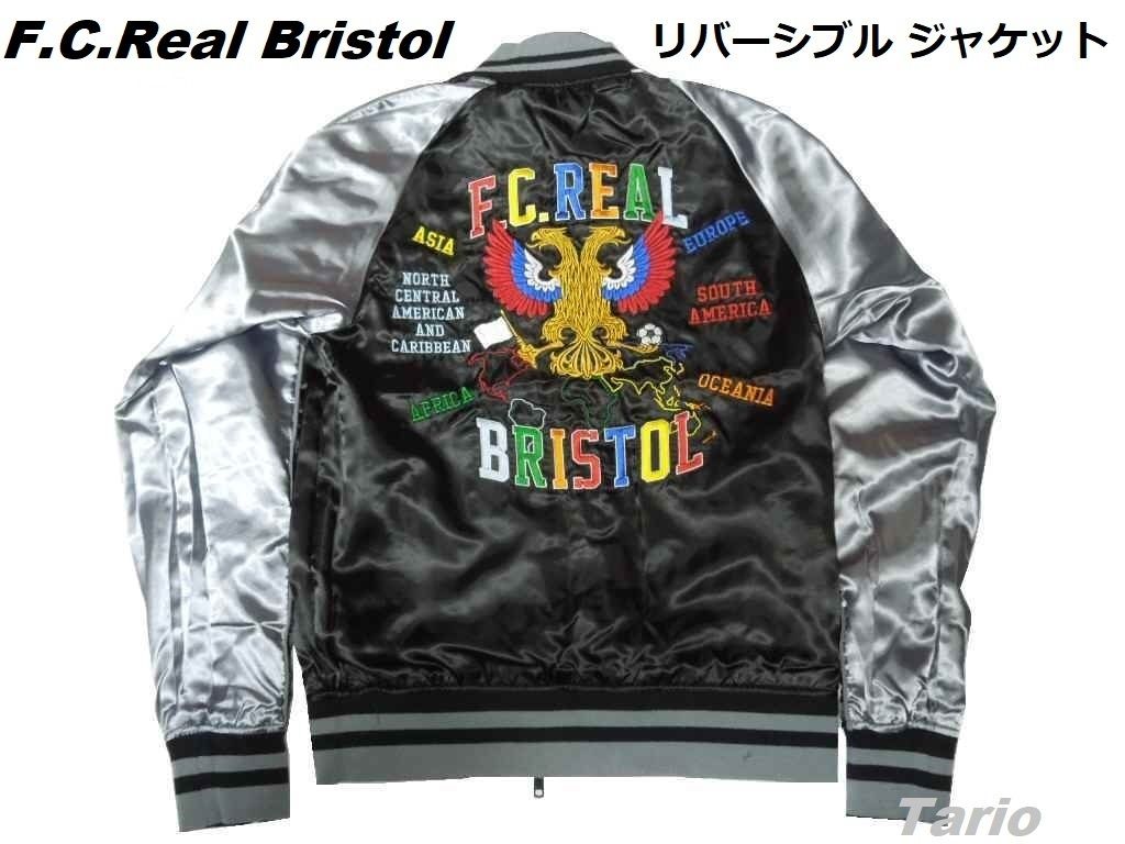 送料込！F.C.R.B. REVERSIBLE PDK JACKET リバーシブル 黒 S (F.C.Real