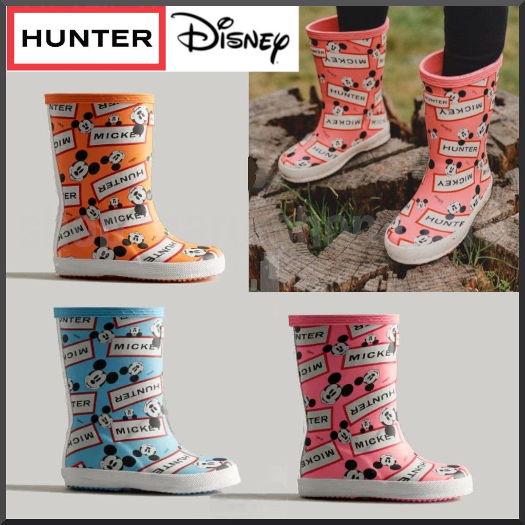 HUNTER × ディズニー◇キッズ ウェリントン レインブーツ (HUNTER