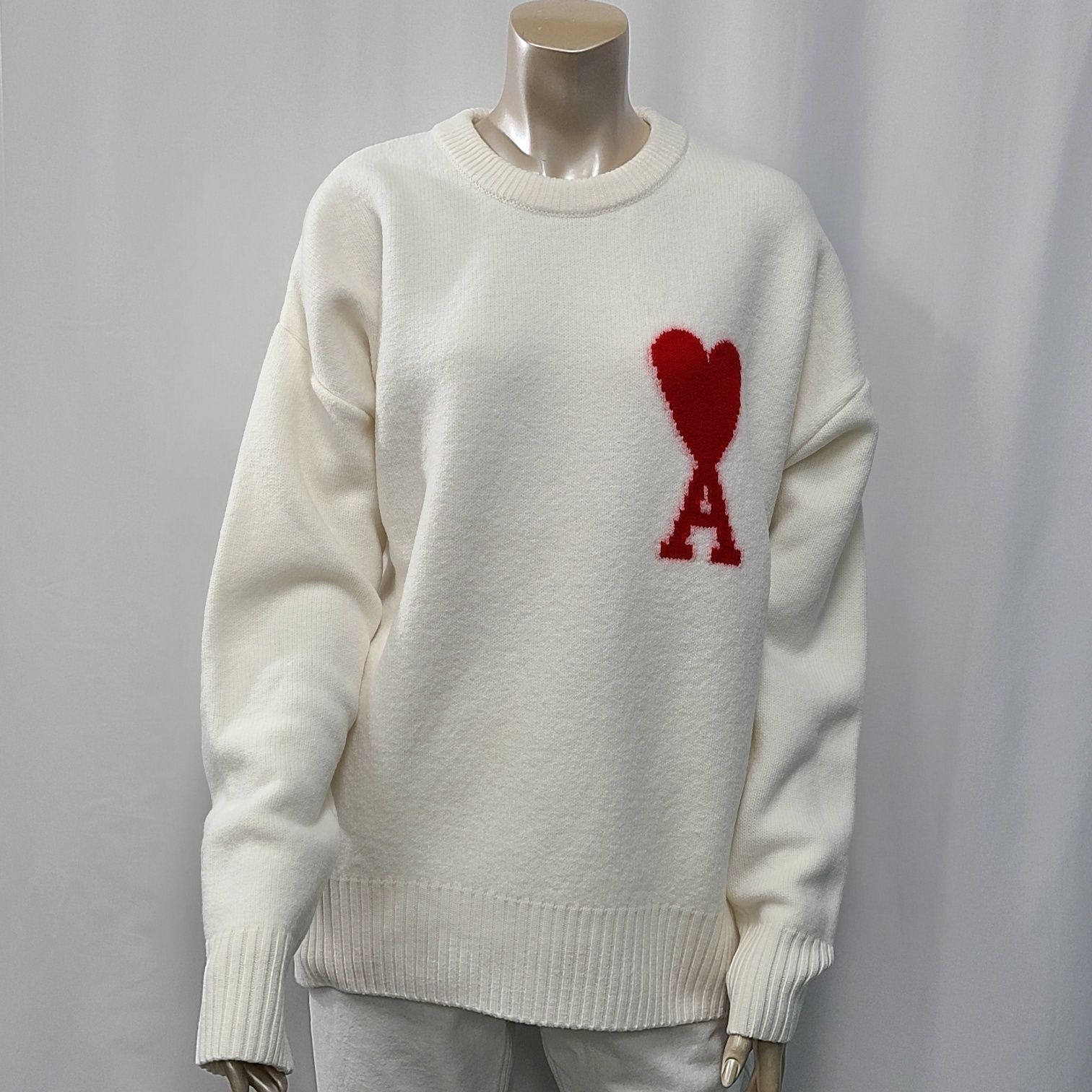 AMI ALEXANDRE MATTIUSSI】Heart Intarsia Wool Knit☆正規品 (AMI