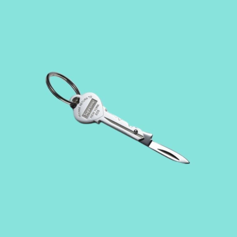 Supreme Tiffany & Co. Heart Knife KeyRing ティファニー キー