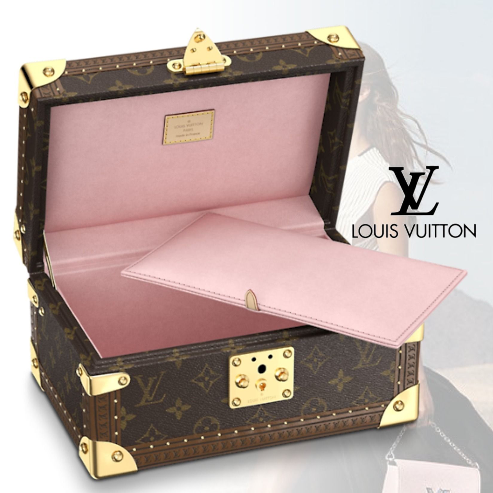 新作☆すぐ届く！】 LV ジュエリーボックス モノグラム 関税込 (Louis