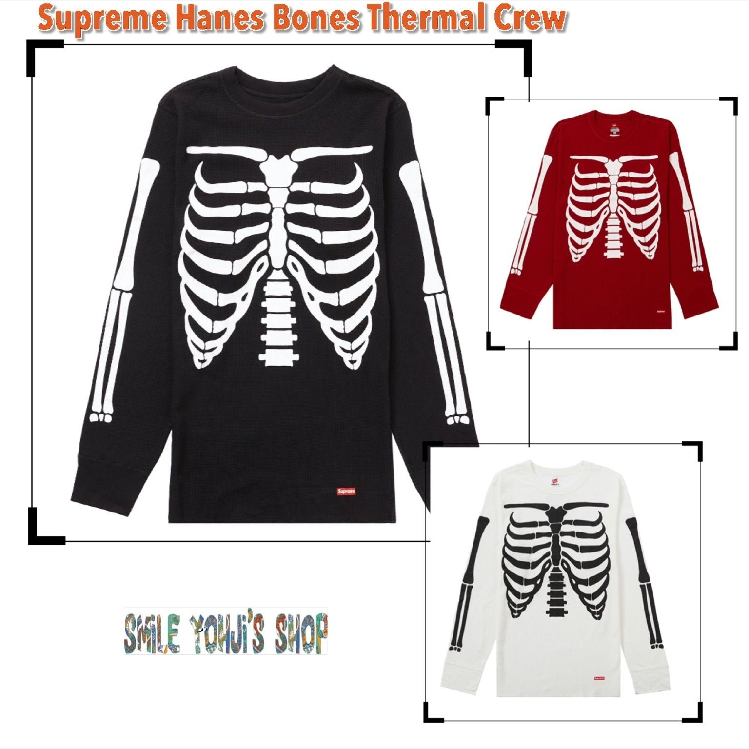 ☆21AW WEEK15☆Supreme Hanes Bones Thermal Crew (Supreme/Tシャツ