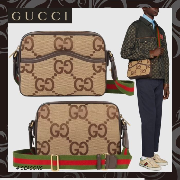 売切必至☆Gucci ジャンボGG メッセンジャーバッグ☆New Arrival