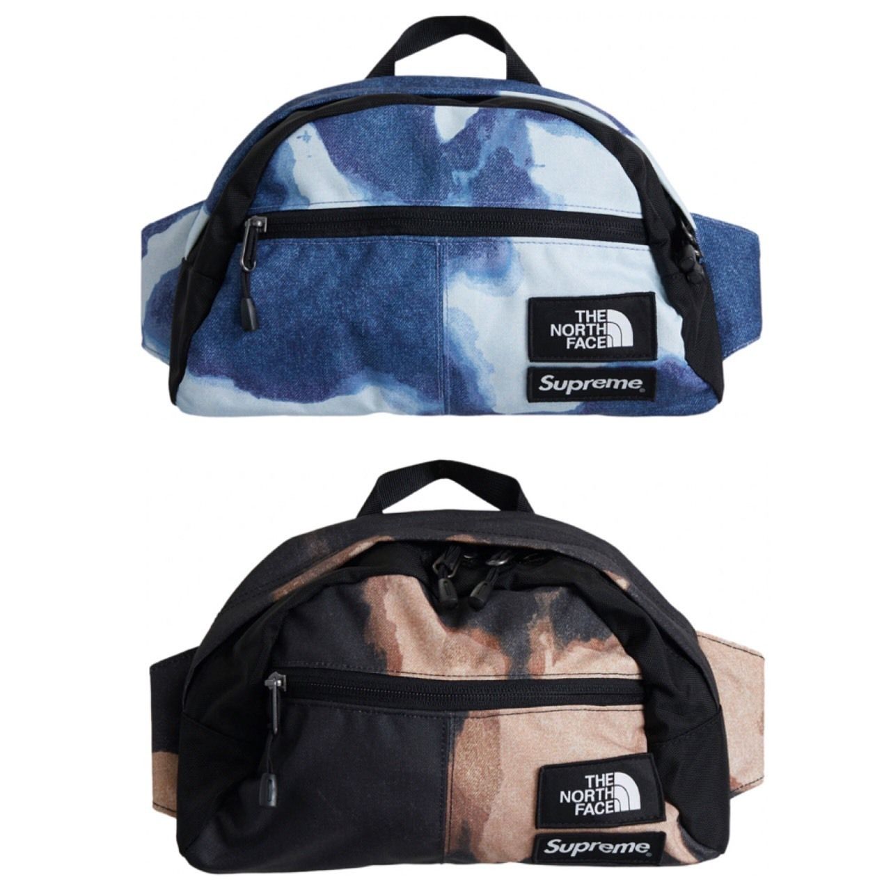 シュプリーム x ノースフェイス☆デニム柄ボディバッグ☆Roo II