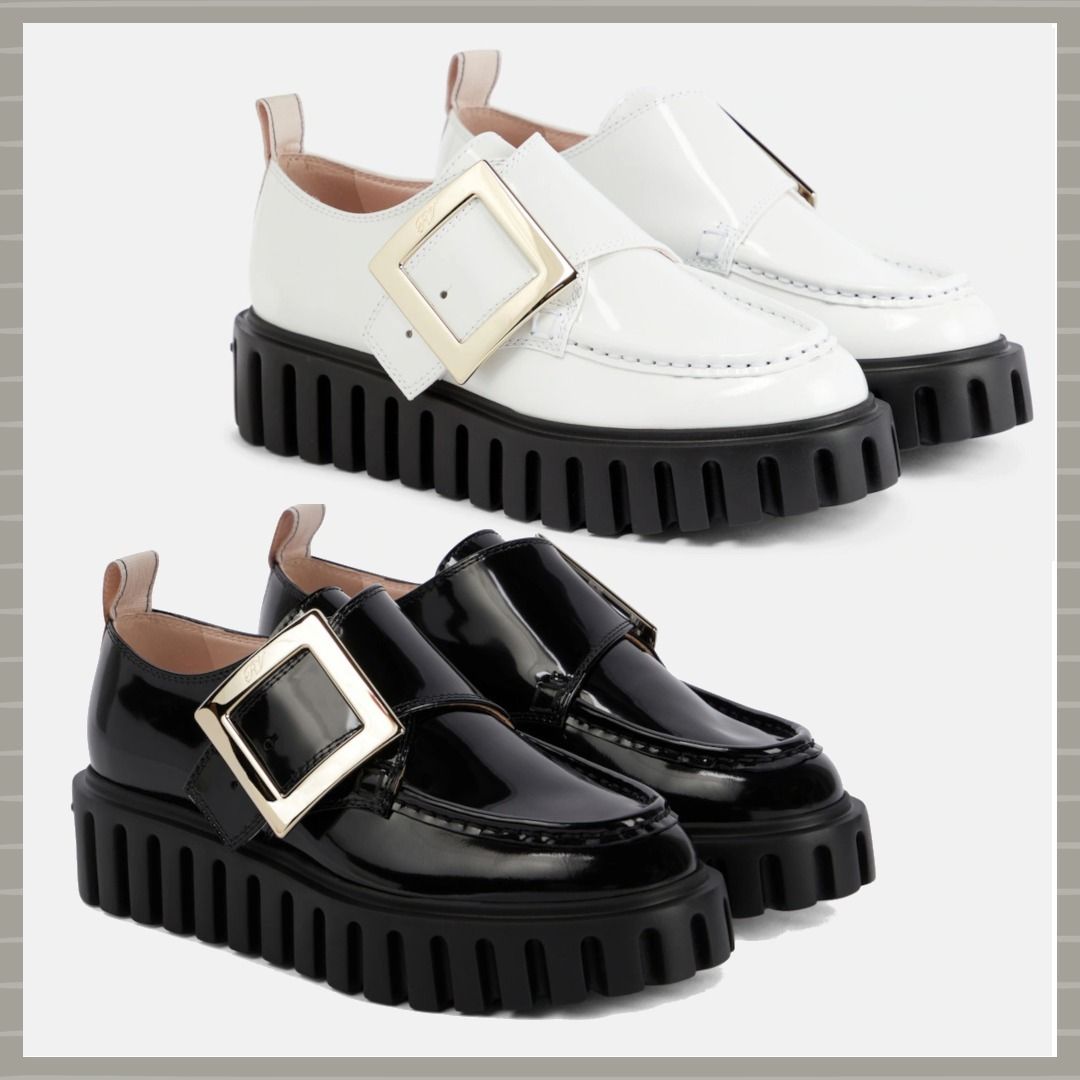 Roger Vivier】Viv' Go-Thick メタルバックル ローファー (Roger