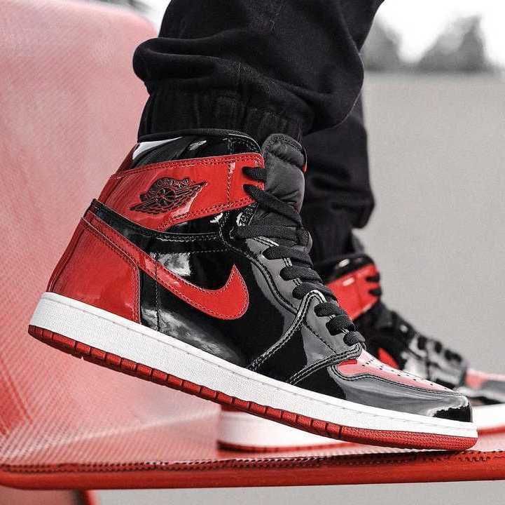 Nike Air Jordan 1 High Patent Bred エアジョーダン1 パテント (Nike
