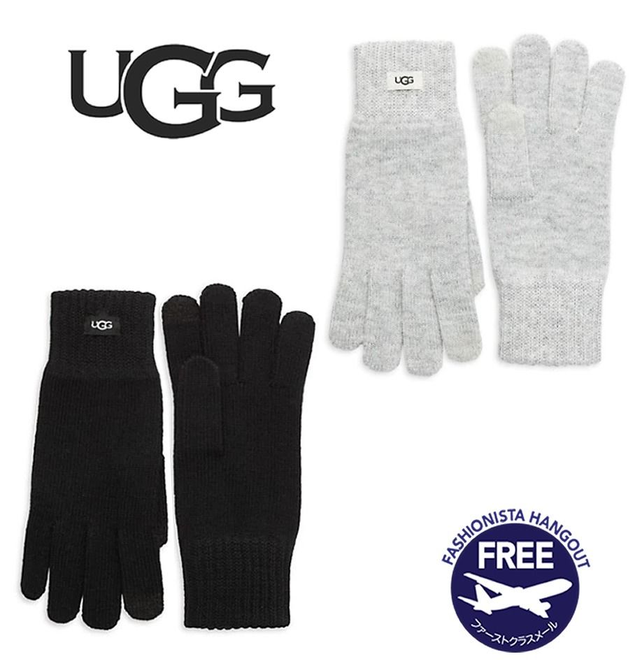 UGG アグ Women's Knit Tech Gloves UGG ロゴ入り手袋 (UGG/手袋