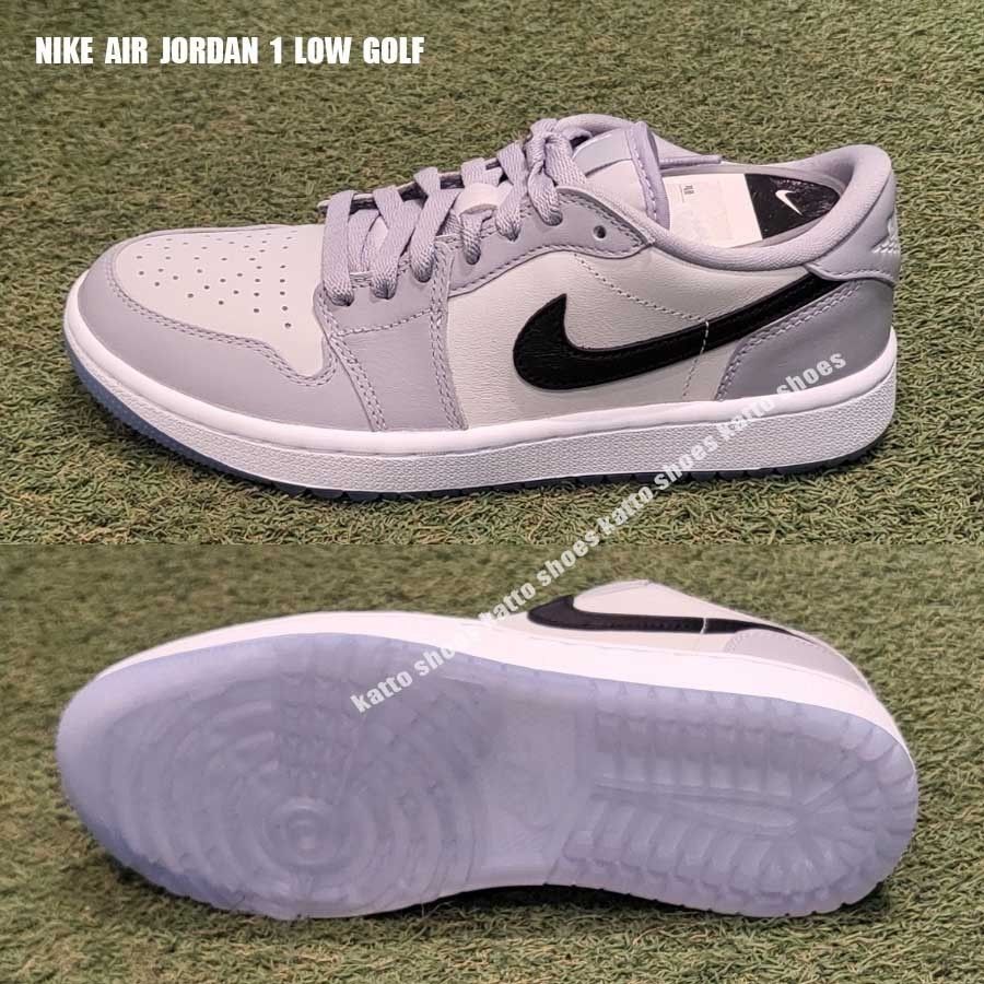 NIKE AIR JORDAN 1 LOW GOLF WOLF GREY/BLACK/PHOTON DUST/WHITE (Nike