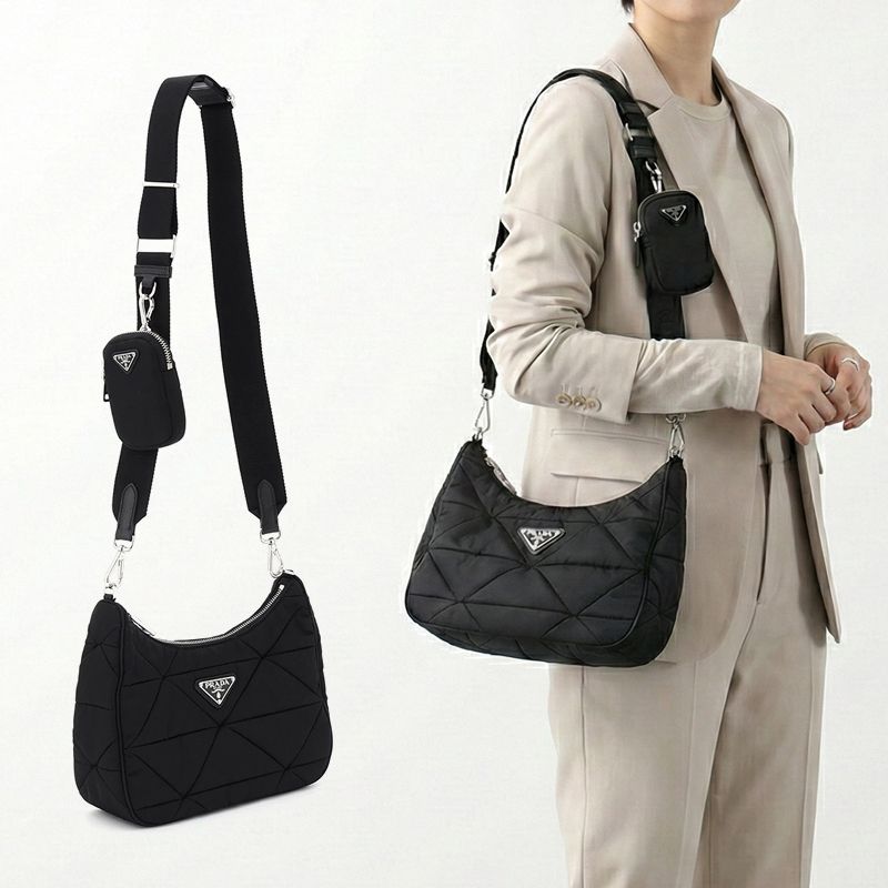 関税負担なし☆PRADA プラダ パデッドナイロン ショルダーバッグ