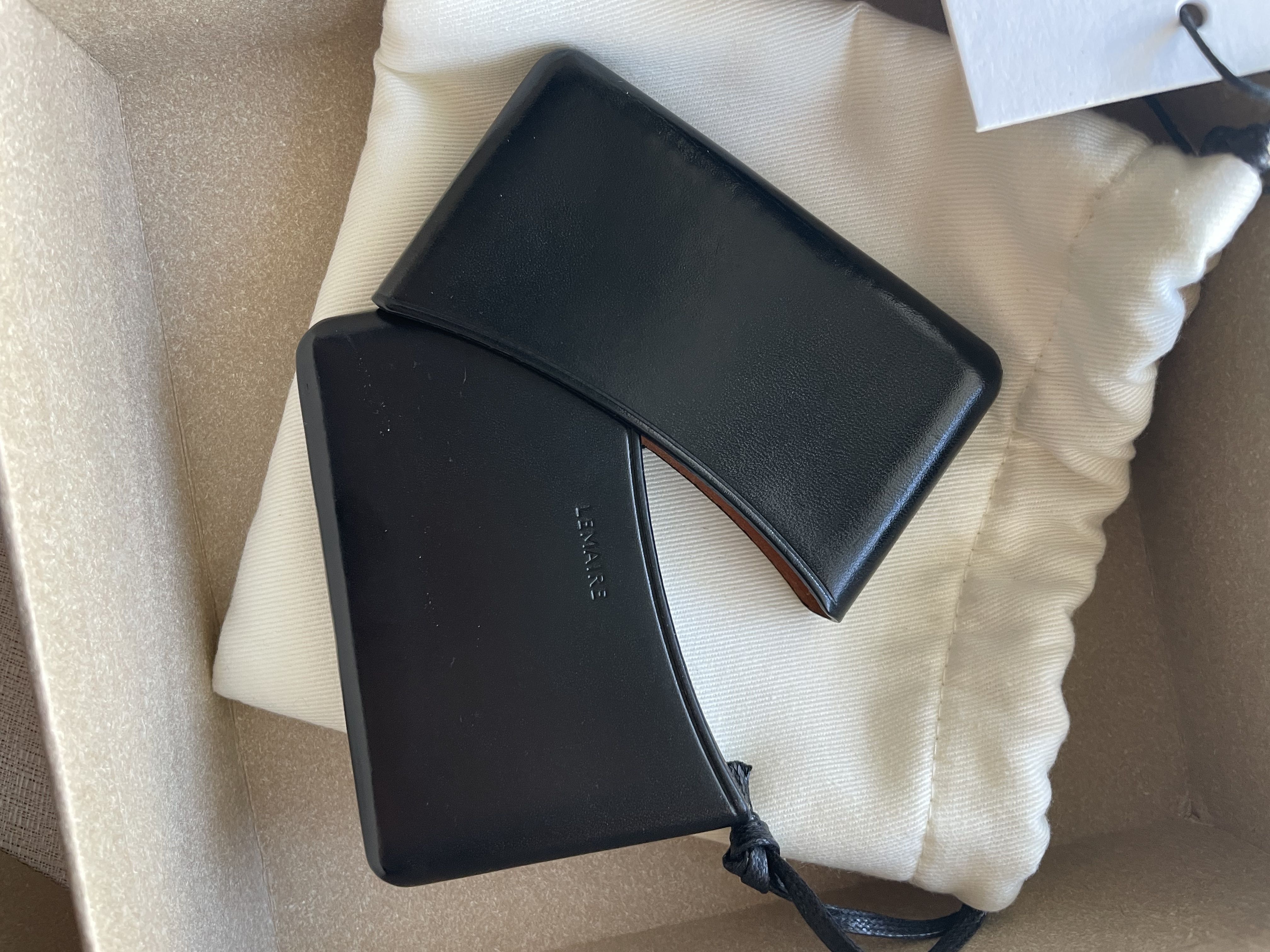 ☆関送込☆モールド レザーカードケース (LEMAIRE/カードケース・名刺