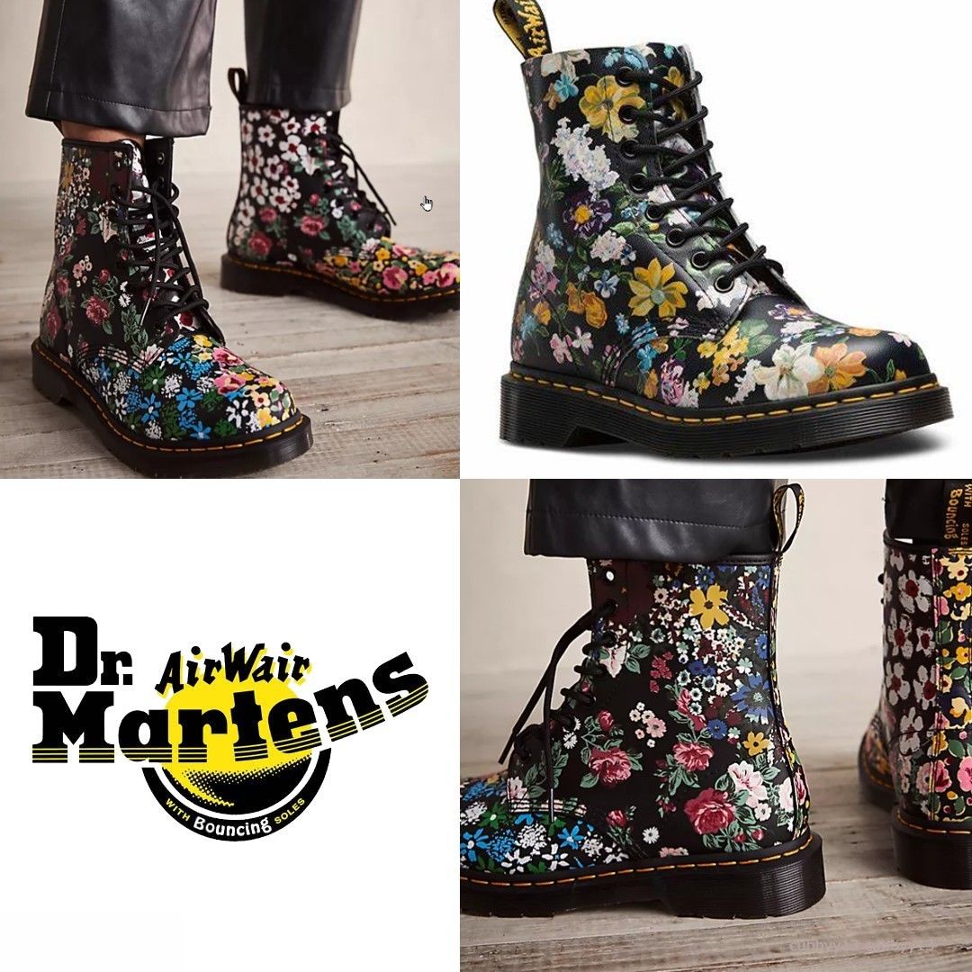 レア・値下げ】Dr. Martens 1460 Pascal Floral☆花柄ブーツ (Dr