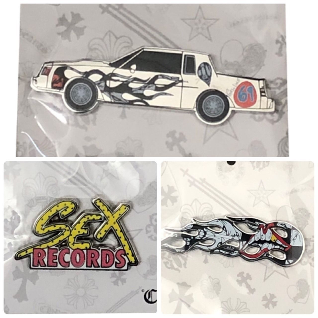 クロムハーツ☆ピンバッジ☆Matty Boy Sex Records (CHROME HEARTS