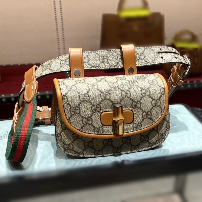 GUCCI☆〔グッチ バンブー 1947〕 ミニ ベルトバッグ☆すぐ届く (GUCCI