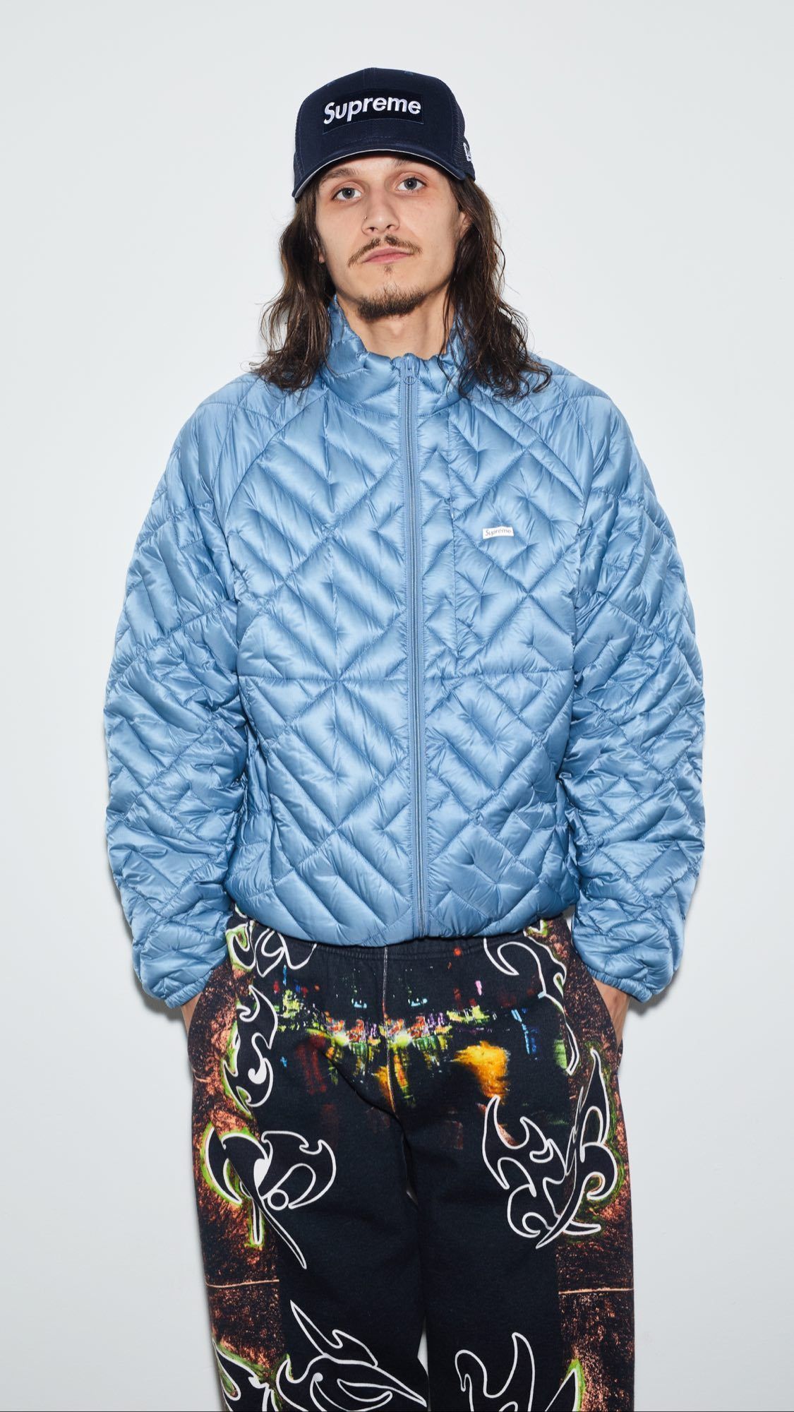 SS22 Supreme Spellout Quilted Lightweight Down Jacket (Supreme