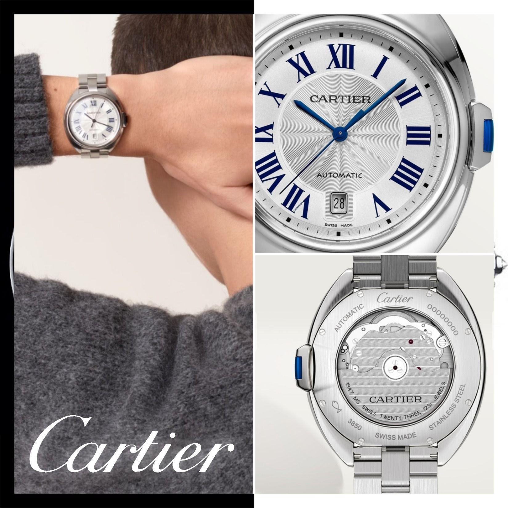 すぐ届く！ 【Cartier】 クレ ドゥ カルティエ ウォッチ 関税込