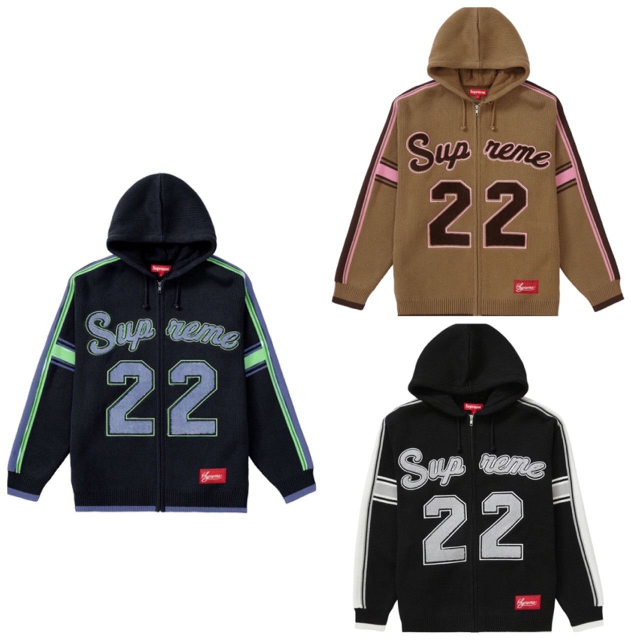 シュプリーム☆スポーツジップアップニットパーカー (Supreme/パーカー