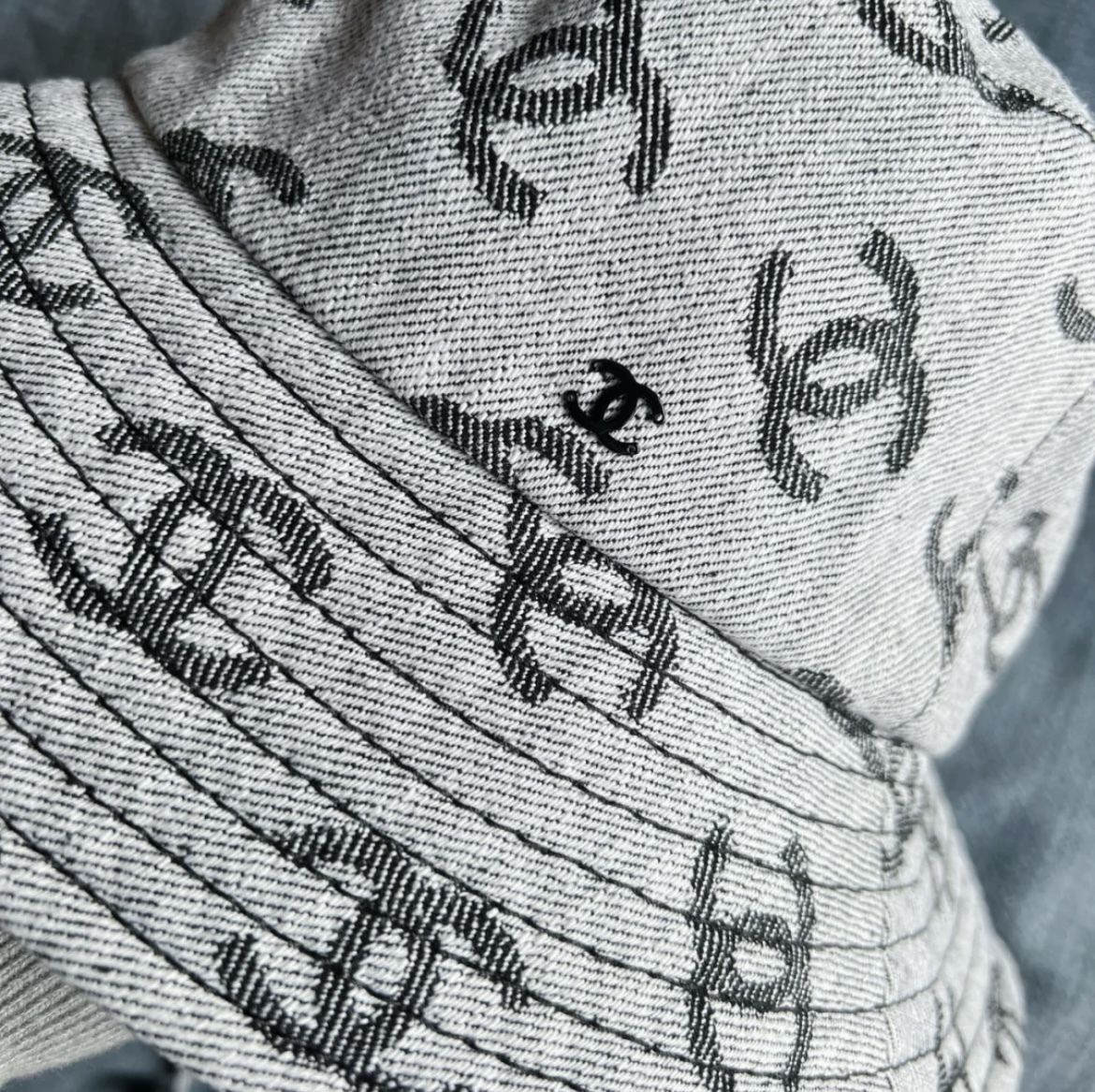 年中使える☆総柄が可愛い♡】シャネル バケットハット (CHANEL/ハット