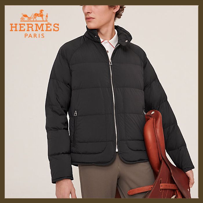HERMES ダウンジャケット《Piumino/ピウミーノ》ブラック 直営店