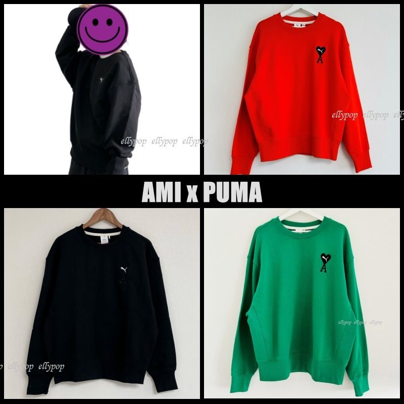 PUMA x AMI☆CREWNECK クルーネック スウェット プーマ コラボ (AMI