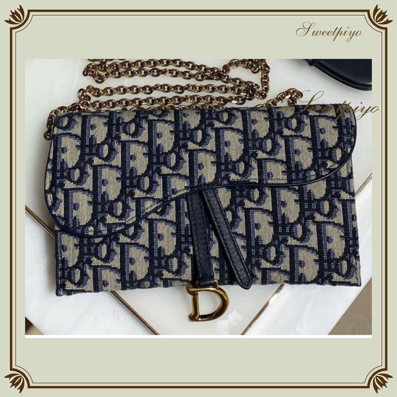 人気】ディオール☆チェーンウォレット サドル ハンドバッグ (Dior/長