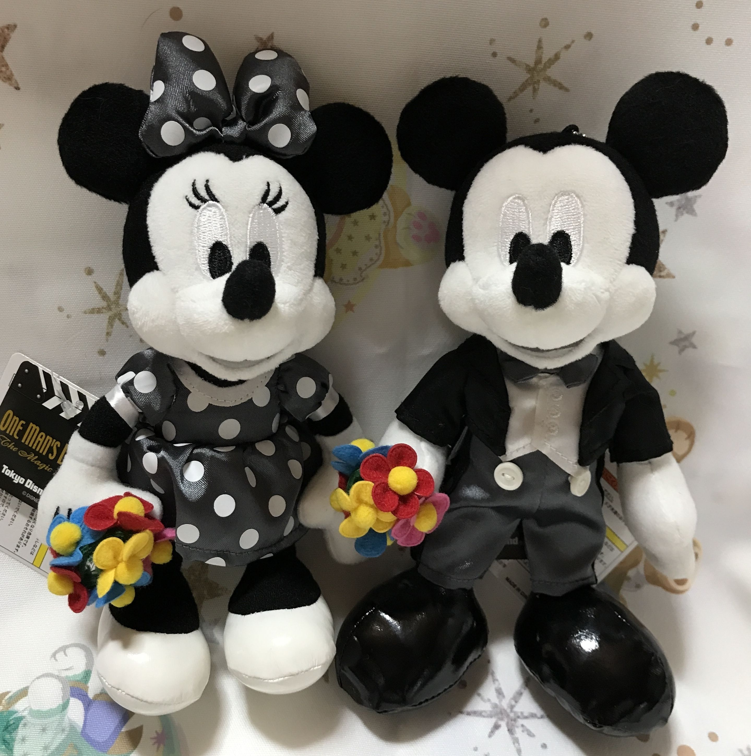 ワンマンズ・ドリーム2 ミッキーとミニーのぬいぐるみバッジ (Disney