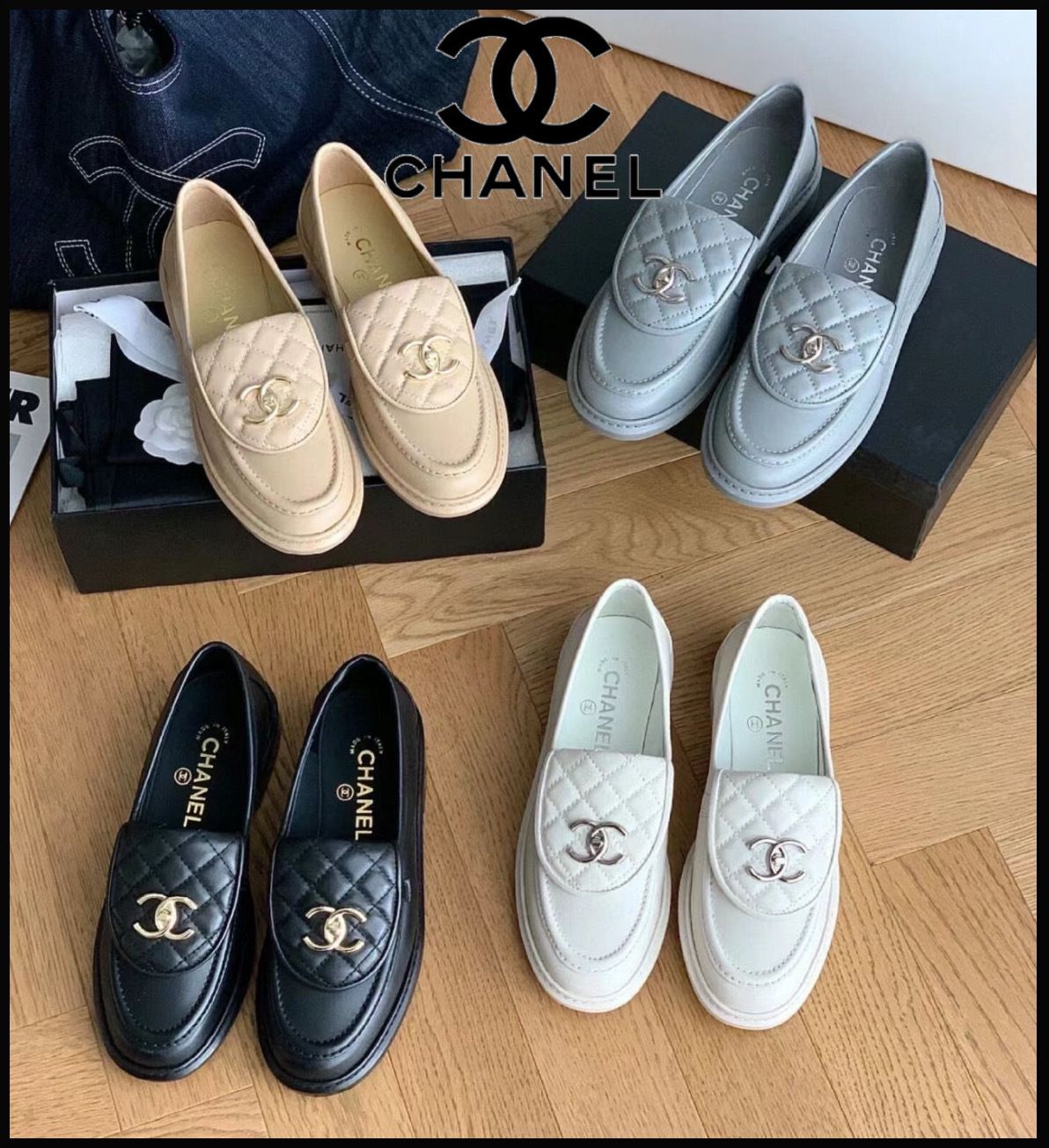 定番♡大人気ブラック】シャネル ローファー (CHANEL/ローファー