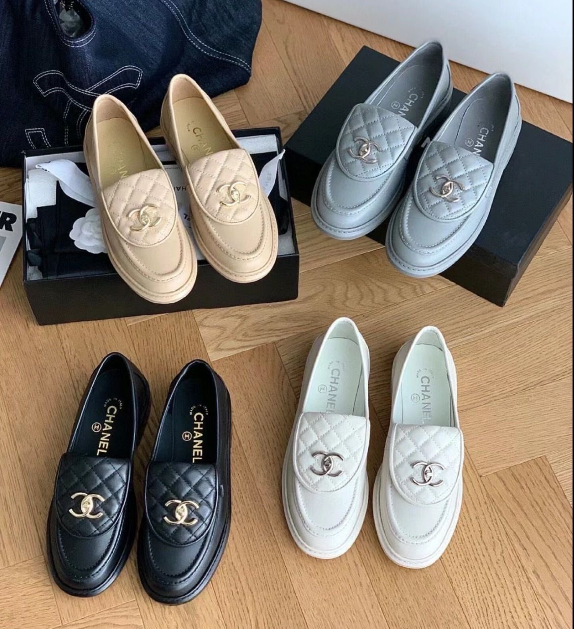 定番♡大人気ブラック】シャネル ローファー (CHANEL/ローファー