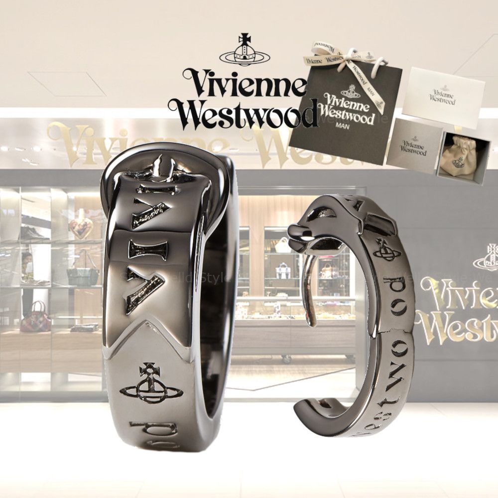 すぐ届く☆ Vivienne Westwood BOBBY シングル フープ ピアス