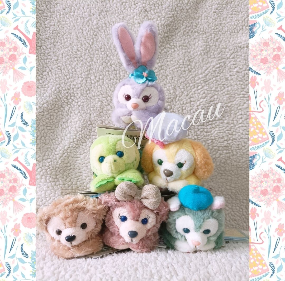 香港発☆香港ディズニー ダッフィー&フレンズ肩乗りぬいぐるみ (Disney