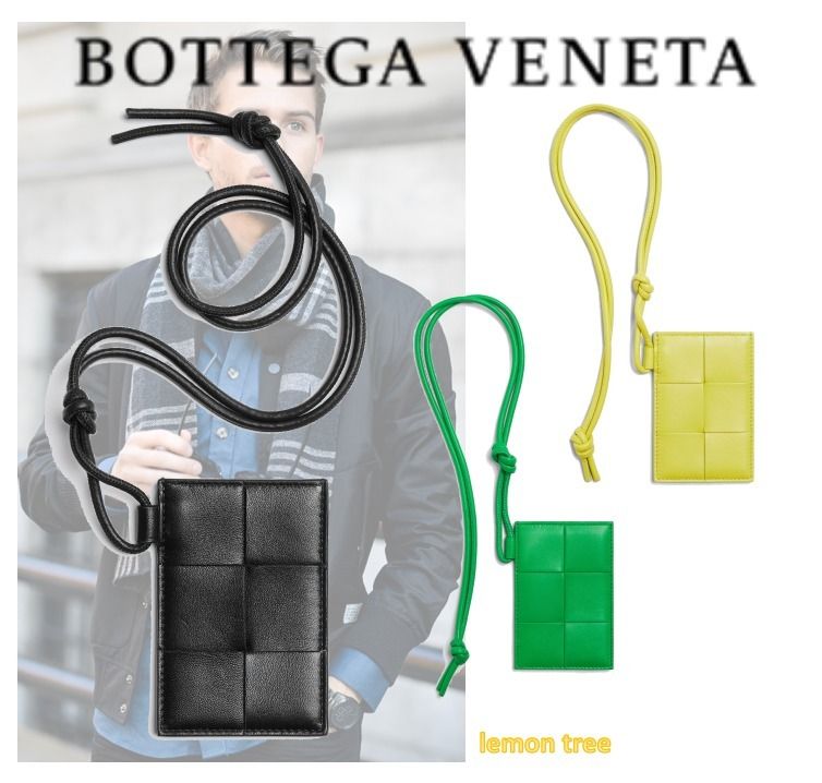 BOTTEGA VENETA イントレチャート ストラップ カードケース (BOTTEGA