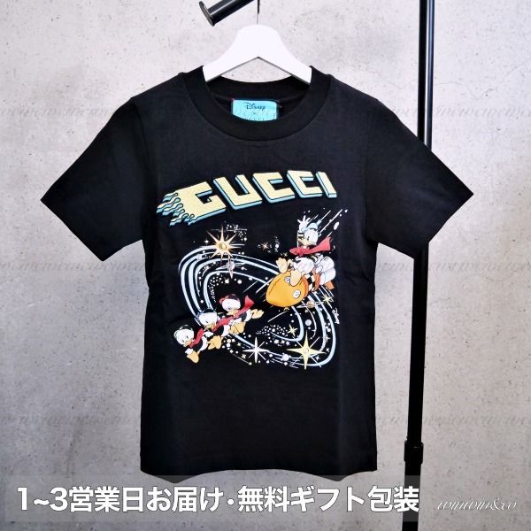 GUCCI□【セール】国内発□×Disneyコラボ ドナルドTシャツ (GUCCI/T