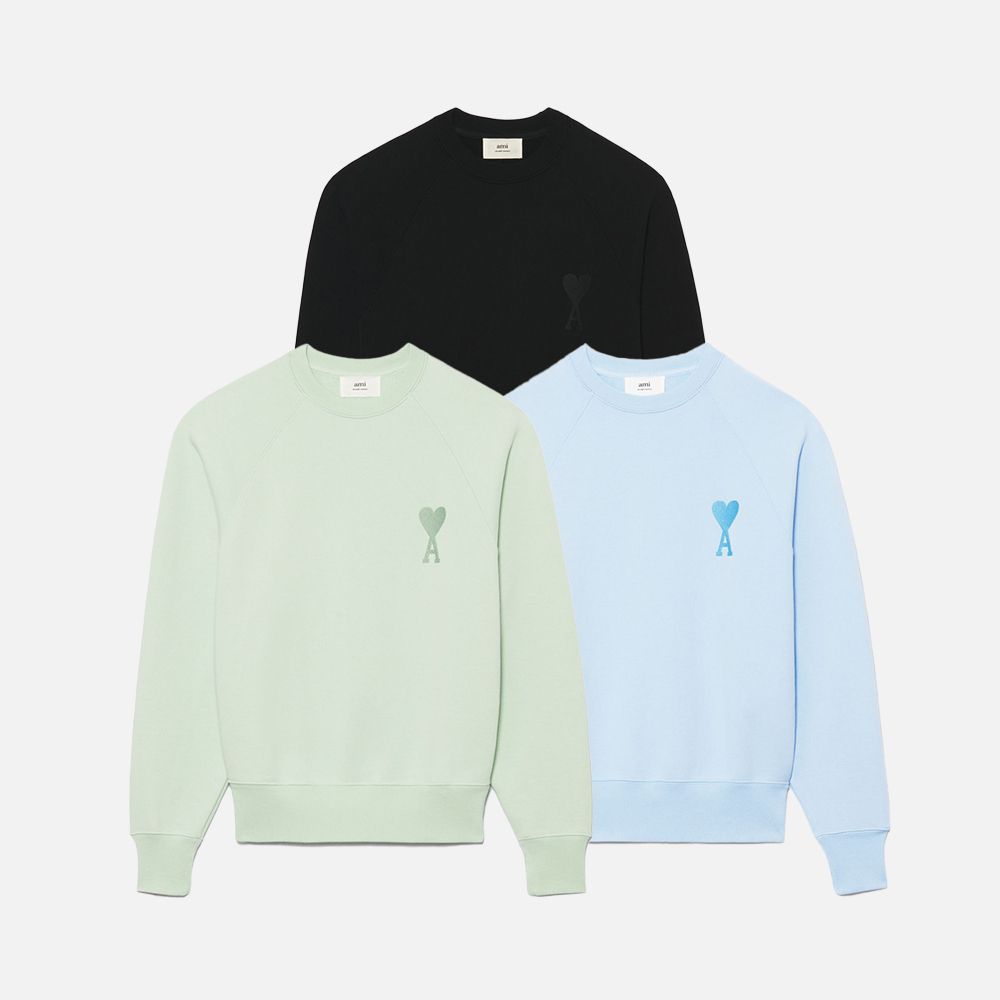 AMI PARIS｜アミパリ コットン スウェットシャツ 男女共用 (AMI PARIS