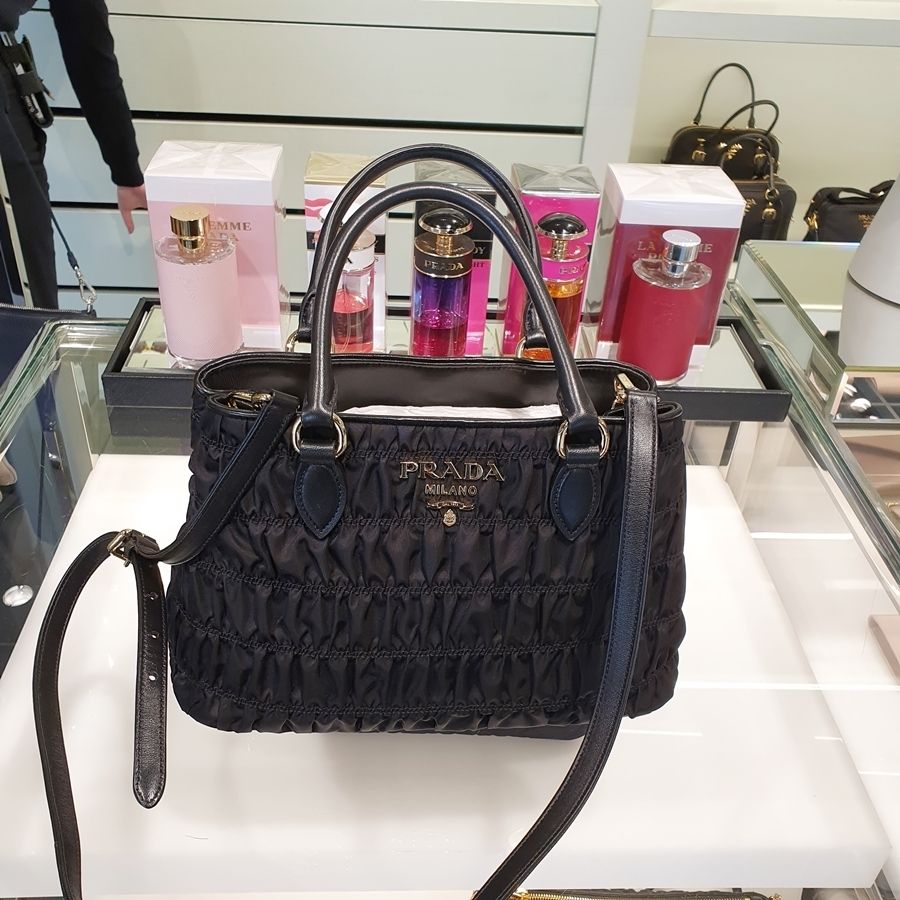 セール】プラダ*2WAYナイロンギャザーショルダーバッグ*1BA173 (PRADA