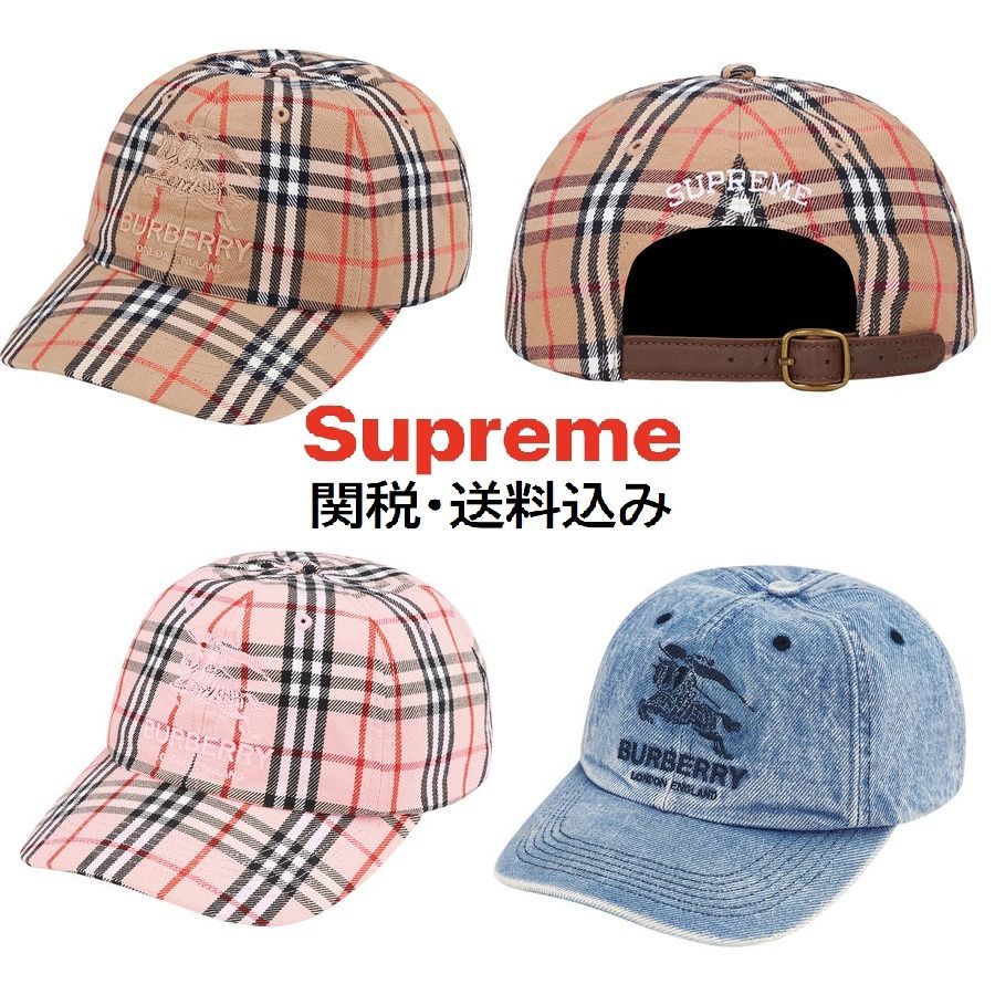 Week13 Supreme Burberry Denim 6-Panel バーバリー キャップ (Supreme