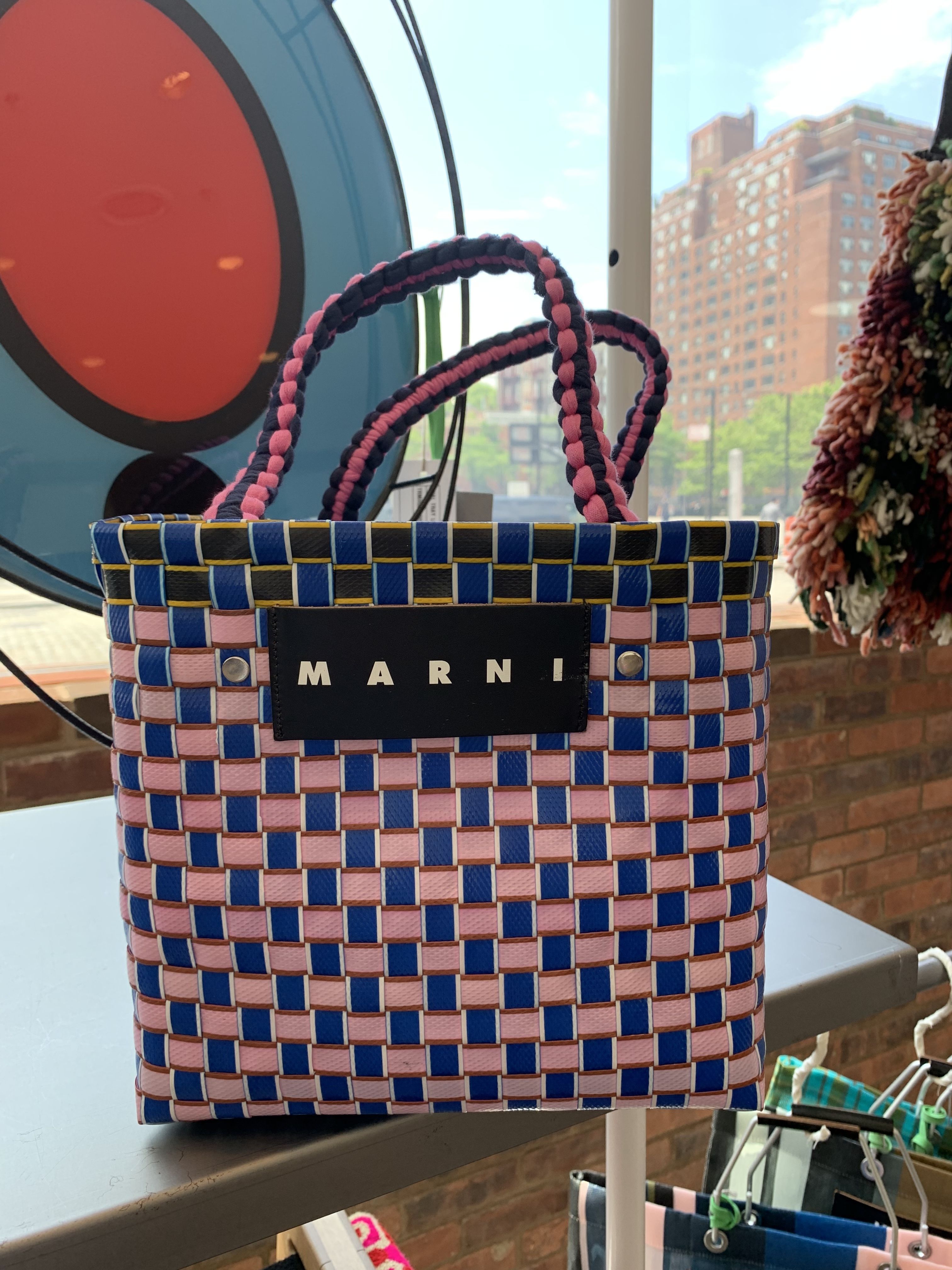 送料込☆完売前に！MARNI MARKET☆かごバック (MARNI/かごバッグ