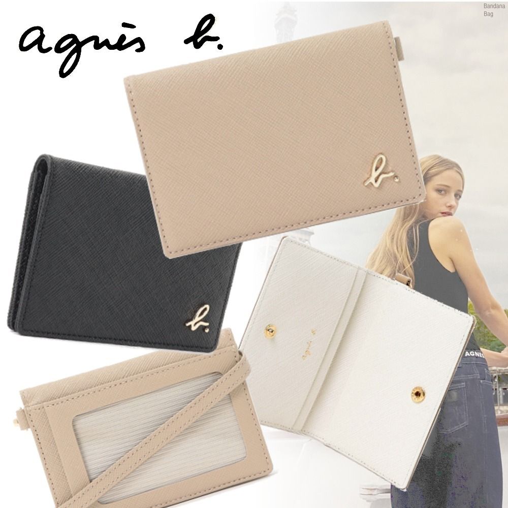 アニエスベー】完売必至！ストラップ付カードケース (Agnes b/カード