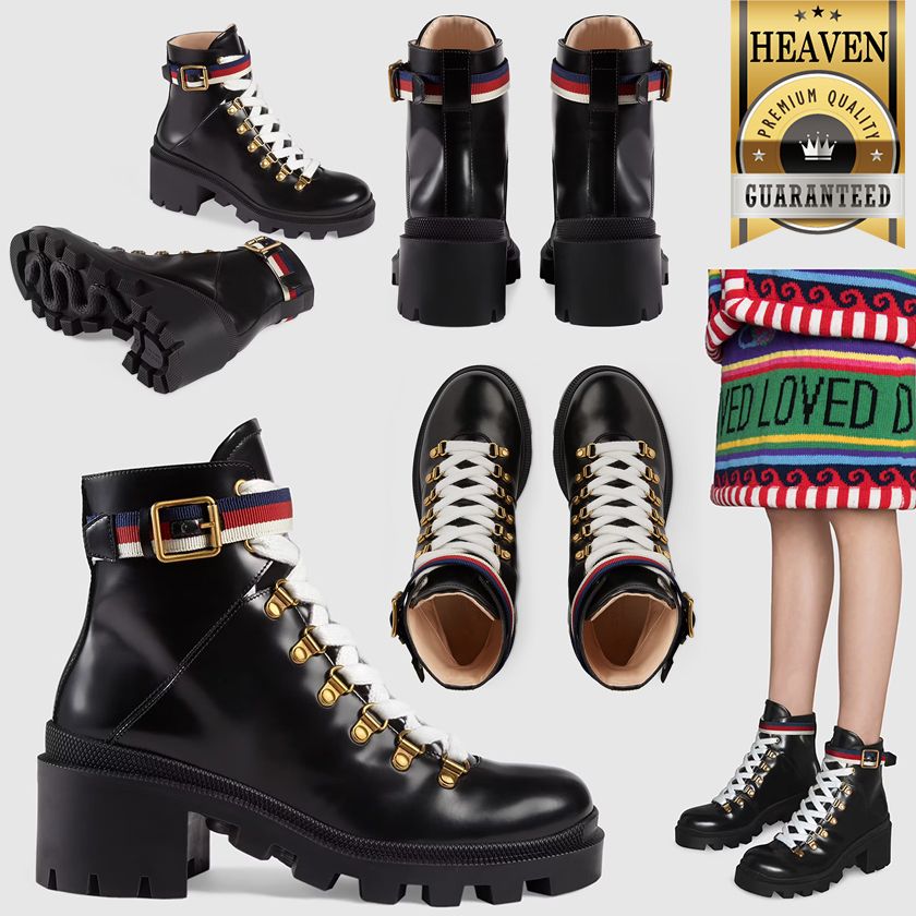 累積売上総額第1位【GUCCI】アンクルブーツ シルヴィウェブ (GUCCI