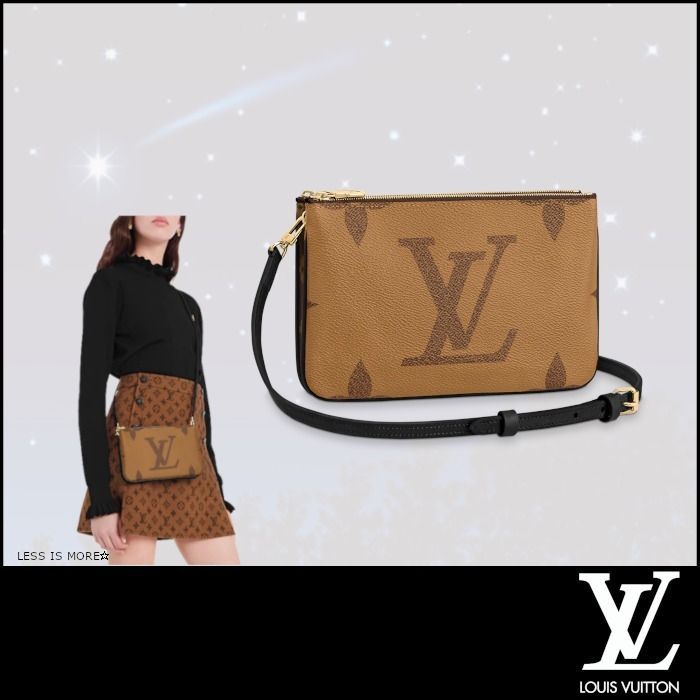ルイヴィトン】ポシェット ドゥーブル ジップ ショルダー (Louis
