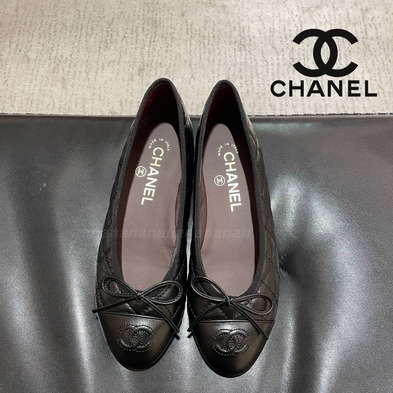 シャネル定番 バレリーナ☆マトラッセ(直営店) (CHANEL/バレエシューズ