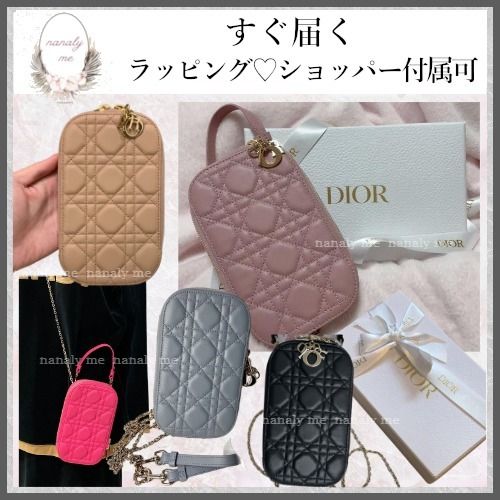 完売前に♡直営店 LADY DIOR フォンホルダー 新作 (Dior/iPhone