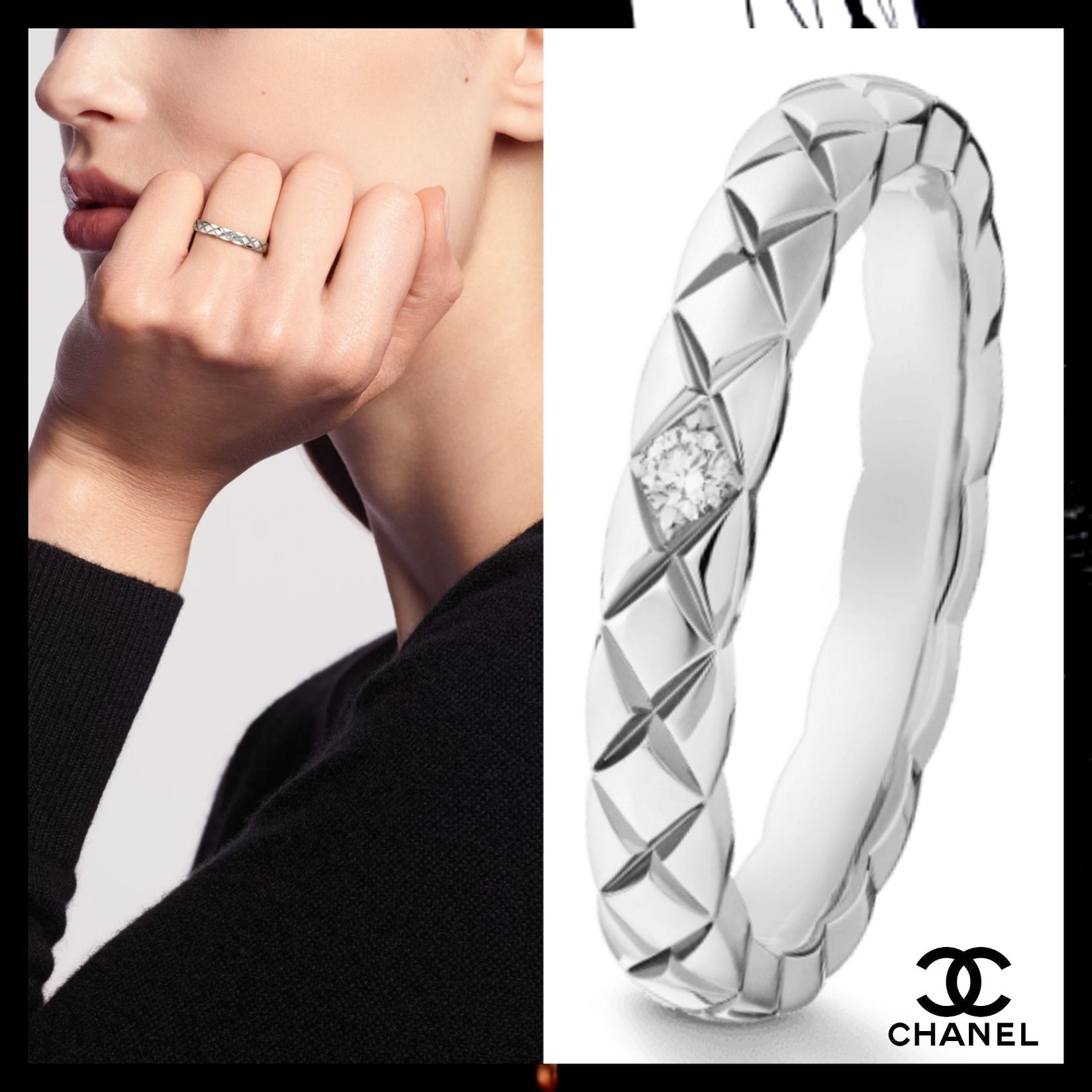 即納【CHANEL シャネル】ココ クラッシュ マリッジリング 関税込