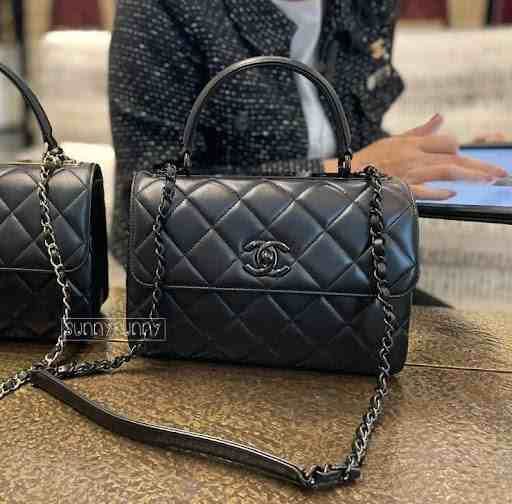 入手困難☆》シャネル TrendyCC バッグ オールブラック (CHANEL