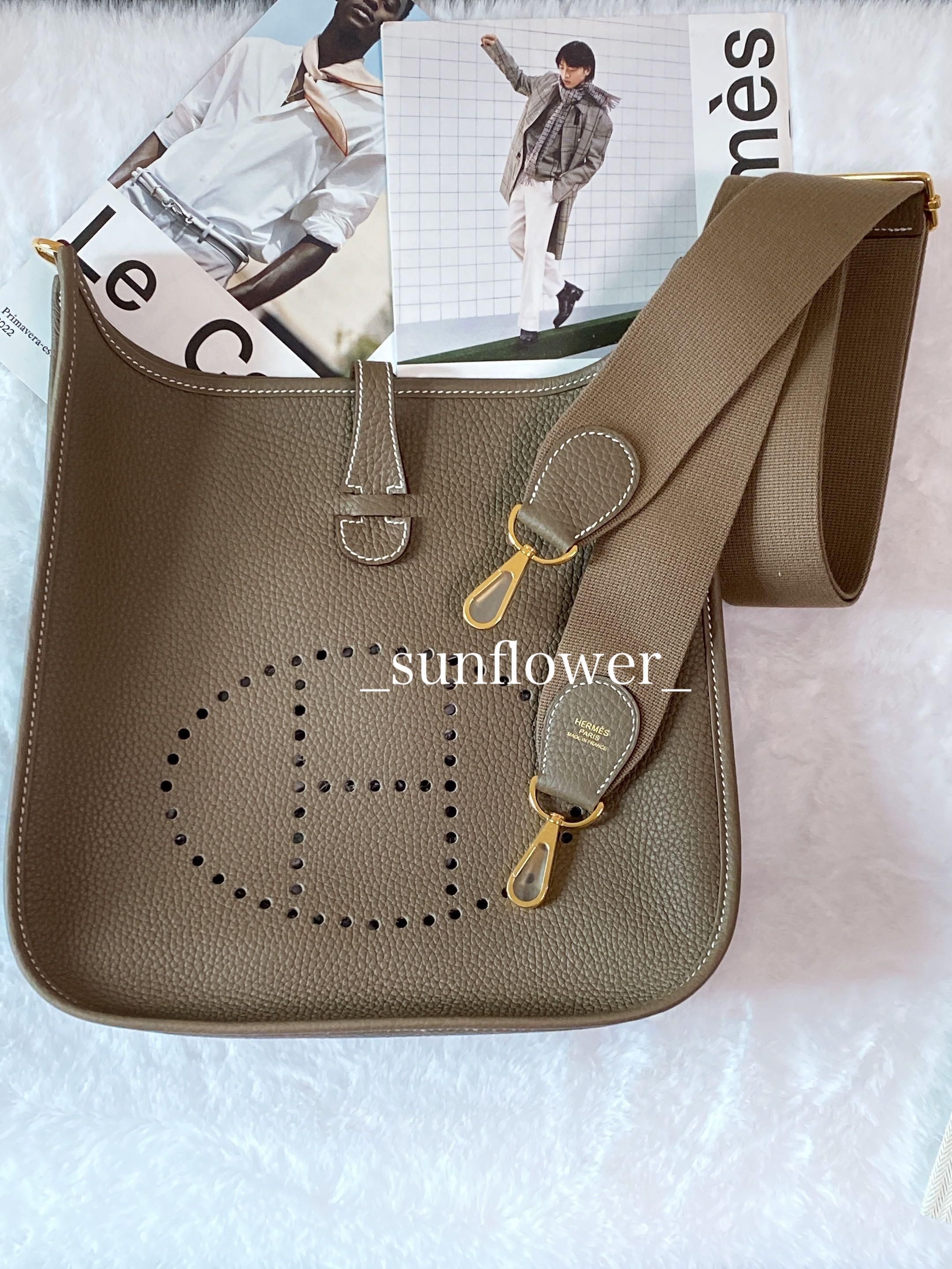 エルメス エヴリン29 PMサイズ エトゥープ/ゴールド金具 (HERMES