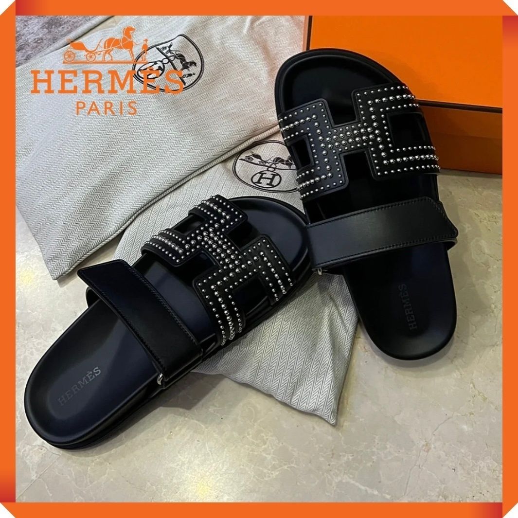 入手困難！！すぐ届く☆】HERMES シプレ スタッズ サンダル (HERMES